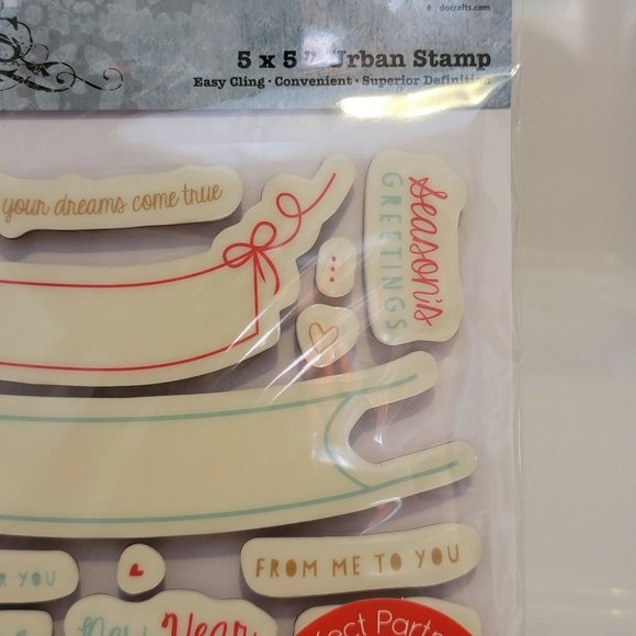 Urban Stamps Foam 12 Days Of Christmas Easy Cling - Picture 6 of 12